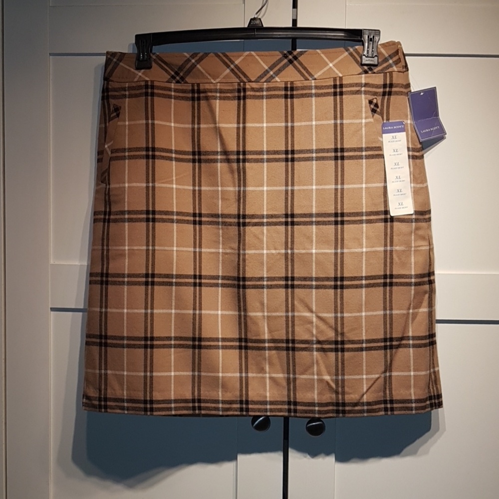 Laura Ashley Plaid Skirt